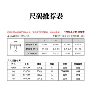 Calvin Klein CK内裤 男士平角三条装 舒适棉短裤男  NU2664062 黑蓝藏青色三色 3条 L（腰围91-97）