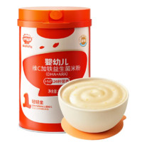 qiutianmanman 秋田满满 米粉有机婴幼儿高铁米糊宝宝辅食 1阶维C+铁-DHA+ARA 258g