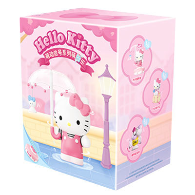 新品发售：Hello Kitty 萌动信号系列 萌动乐 发条可动盲盒【单盒】