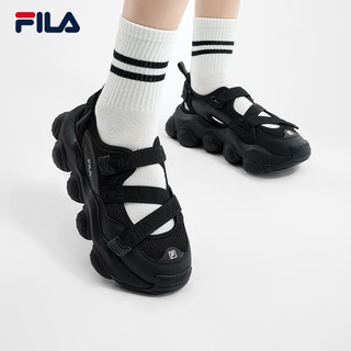 FILA 斐乐 女子运动凉鞋 F12W421402F 黑色 40