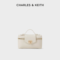 CHARLES & KEITH CHARLES&KEITH秋冬女包CK2-50782376手提方盒化妆包斜挎小方包女