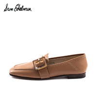 Sam Edelman 秋季款复古方头一脚蹬果冻方扣乐福鞋平底单鞋女ROEL