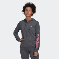 adidas 阿迪达斯 舒适拉链连帽夹克外套女adidas阿迪达斯官方outlets轻运动HL2066