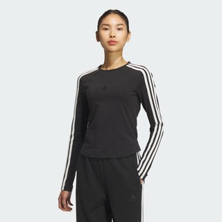 adidas 阿迪达斯 休闲长袖T恤女装秋季新款adidas阿迪达斯官方轻运动JN0755