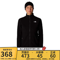 THE NORTH FACE 北面 TNF北面美版抓绒衣女户外运动轻便保暖舒适外套 4H0-黑色 XS