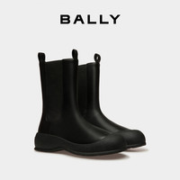 BALLY巴利男士黑色皮革雪地靴6304663
