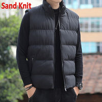 SandKnit 森耐特 冬季棉马甲男士防寒保暖背心加厚外穿立领马夹外套坎肩男装