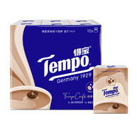 88VIP：Tempo 得宝 经典加厚手帕纸 4层7张12包 咖啡香型