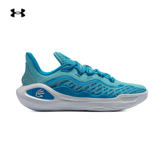 安德玛 UNDERARMOUR）库里CURRY 11 'Mouthguard'男女运动篮球鞋3027725 天蓝400 43