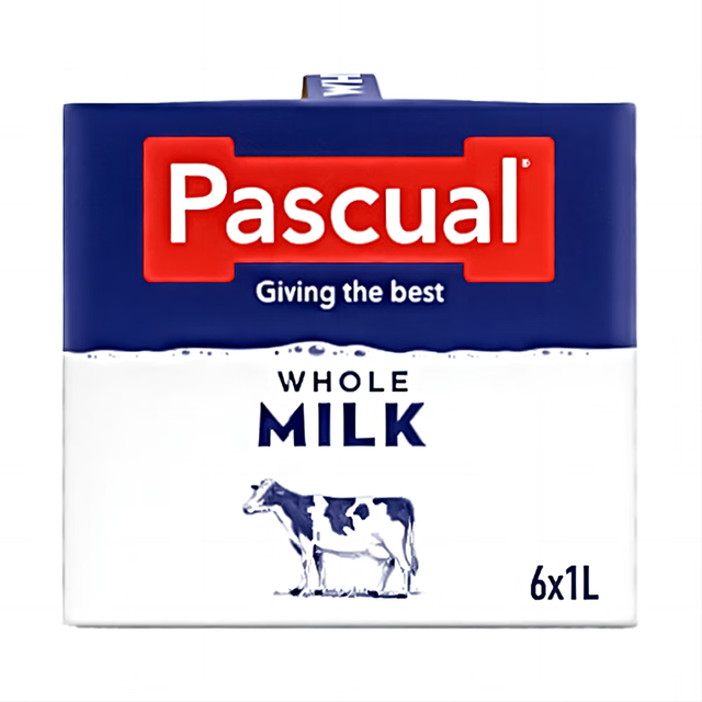 PASCUAL 帕斯卡 西班牙进口 全脂牛奶 1L*6瓶/箱