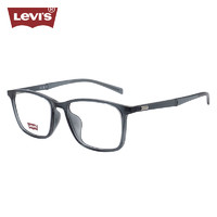 Levi's 李维斯 眼镜框近视眼镜架LV7143/PJP+依视路钻晶膜岩1.56镜片 依视路钻晶膜岩1.56/-800度内 PJP墨蓝色