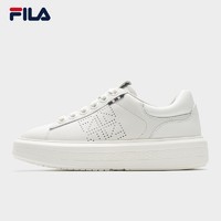 FILA 斐乐 官方女鞋BASELINE复古运动鞋2024冬新款千层鞋厚底板鞋