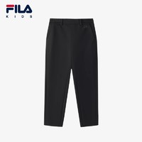 FILA 斐乐 KIDS斐乐童装男大童长裤2024冬季新款儿童运动高尔夫梭织裤