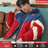 Reebok 锐步 男女同款经典美式复古宽松梭织羽绒夹克 23FRC281UGR2 A/M