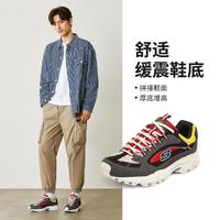 SKECHERS 斯凯奇 男士休闲鞋 轻质老爹鞋 复古慢跑鞋