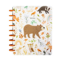 THE HAPPY PLANNER HAPPY PLANNER 照片本B5手账本全彩印刷成长记录蘑菇孔可拆卸可爱小清新少女本子