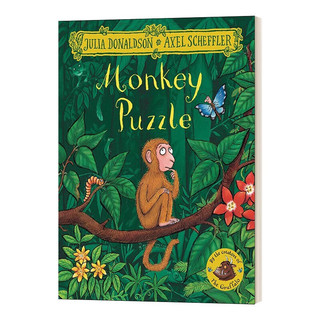 英文原版绘本 Monkey Puzzle小猴子找妈妈 茱莉亚唐纳森作品 儿童读物晚安睡前故事亲子共读