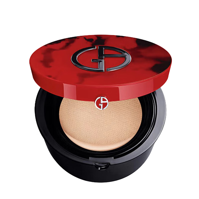 GIORGIO ARMANI 乔治·阿玛尼 红气垫轻垫精华粉底液 控油持妆遮瑕保湿养雀石气垫#3 适合自然偏白丨一盒一芯