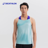 DECATHLON 迪卡侬 速干背心男透气无袖夏健身马拉松透气宽松跑步服健身衣5488307