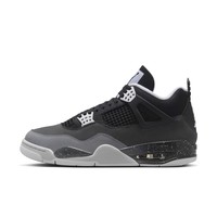 AIR JORDAN Air Jordan 4 Retro 男子休闲运动鞋 FQ8138-002 黑/白/煤黑/黑/白金色 44