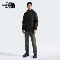 THE NORTH FACE 北面 三合一冲锋衣男款户外保暖夹棉内胆24秋季预|8DNC JK3/宇宙黑