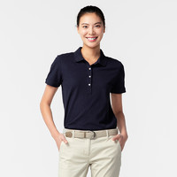 DECATHLON 迪卡侬 polo衫女短袖T恤女高尔夫运动上衣修身休闲tshirt官方SAG2