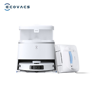 ECOVACS 科沃斯 超值套装（扫地机器人T30 PRO 皓月银水箱版+擦窗机器人W1S）