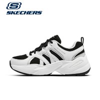 SKECHERS 斯凯奇 女鞋官方正品秋季新款轻软厚底老爹鞋女时尚百搭休闲运动鞋