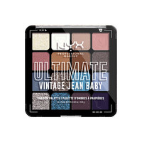 NYX 16色眼影盘 #牛仔蓝截断妆 12.8g