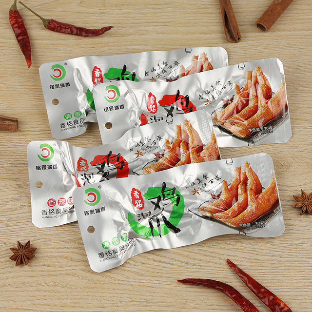 香铭 龙岩泡鸡爪铭家瑞香客家土楼香辣泡鸡爪凤爪特产休闲卤味零食