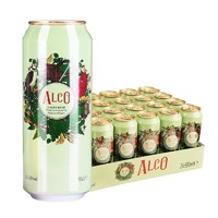 ALCO 阿尔寇 原装进口阿尔寇啤酒24瓶500ML装葡萄牙进口拉格黄啤酒整箱批发