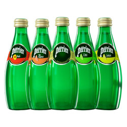 perrier 巴黎水 苏打气泡水330ml*5瓶