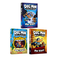 学乐 神探狗狗Dog Man12册精装英文原版全彩英文漫画故事书 内裤超人同作者 桥梁书 小课外阅读故事小说幼少儿童英语启蒙绘本 全精装4-6册