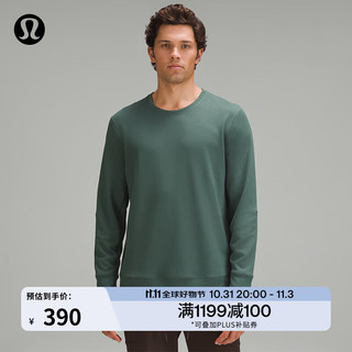 lululemon 丨Shift Stitch 男士圆领运动衫 LM3DTZS 幽深丛林绿 M