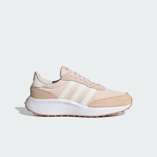 adidas 阿迪达斯 RUN 70s休闲复古舒适跑步鞋女子阿迪达斯官方轻运动 奇迹石英色/粉白/祈福橙色 40