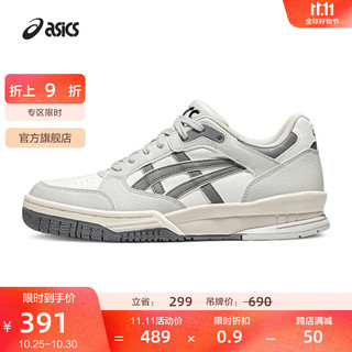 ASICS 亚瑟士 运动休闲鞋男鞋女鞋复古时尚舒适篮球鞋 GEL-SPOTLYTE LOW 白色/灰色 42.5