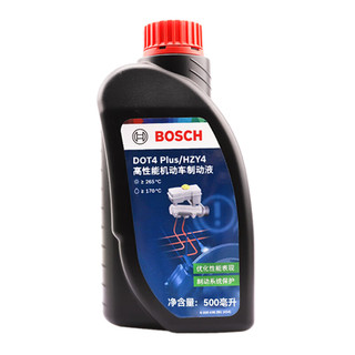 BOSCH 博世 DOT4  plus 升级版汽车刹车油 500ml