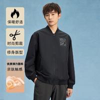 XTEP 特步 运动外套男秋季保暖双层夹克上衣户外舒适休闲服外套