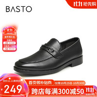 BASTO 百思图 春季时髦商务通勤乐福鞋 23665AM4