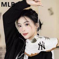 百亿补贴：MLB 正品情侣老爹鞋男女NY大标复古厚底增高运动休闲鞋3ASHBNA3N