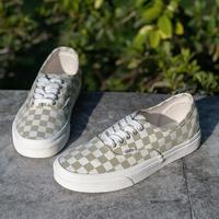 VANS 范斯 官方 vans校园Authentic奶茶色棋盘格元气清新板鞋