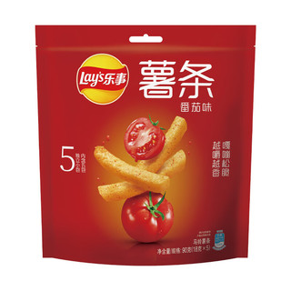 Lay's 乐事 Lay‘s 乐事 马铃薯条 番茄味 18g*5袋