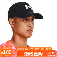 安德玛 UNDERARMOUR）秋冬Blitzing男子可调节训练运动帽1376701 黑色001 均码