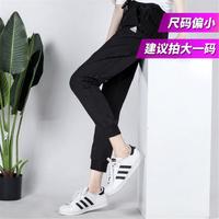 adidas 阿迪达斯 薄款女裤运动裤健身训练透气时尚收口梭织长裤 尺码偏小