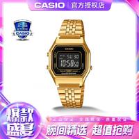 CASIO 卡西欧 手表大众指针复古小金表女表LA680WGA-1B