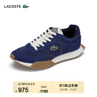 LACOSTE 拉科斯特 法国鳄鱼男鞋24秋季潮流舒适百搭运动休闲鞋|48SMA0066 95K/藏青色 9 /43