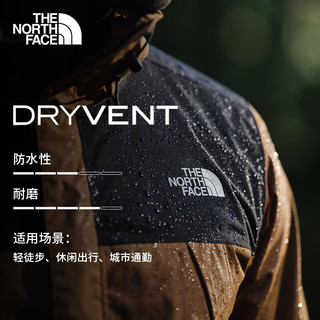 北面（The North Face）冲锋衣男三合一防水户外可拆卸Sangro抓绒内胆24秋|89ZP JK3/黑色 XL/180