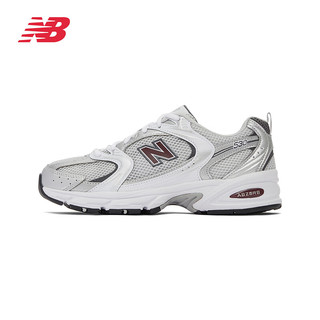 移动端、京东百亿补贴：new balance NB MR530系列老爹鞋男鞋女鞋夏季复古低帮百搭休闲运动鞋 MR530GS-D 37.5 （脚长23cm）