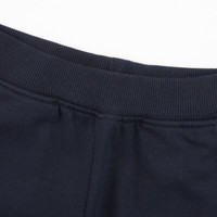 暇步士（Hush Puppies）童装男童女童套装春秋装大童儿童套装精梳棉吸汗透气柔软舒适 钻石黑 130cm