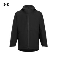 安德玛 UNDERARMOUR）秋冬Expanse Vista男子防水户外运动夹克外套1387686 黑色001 L